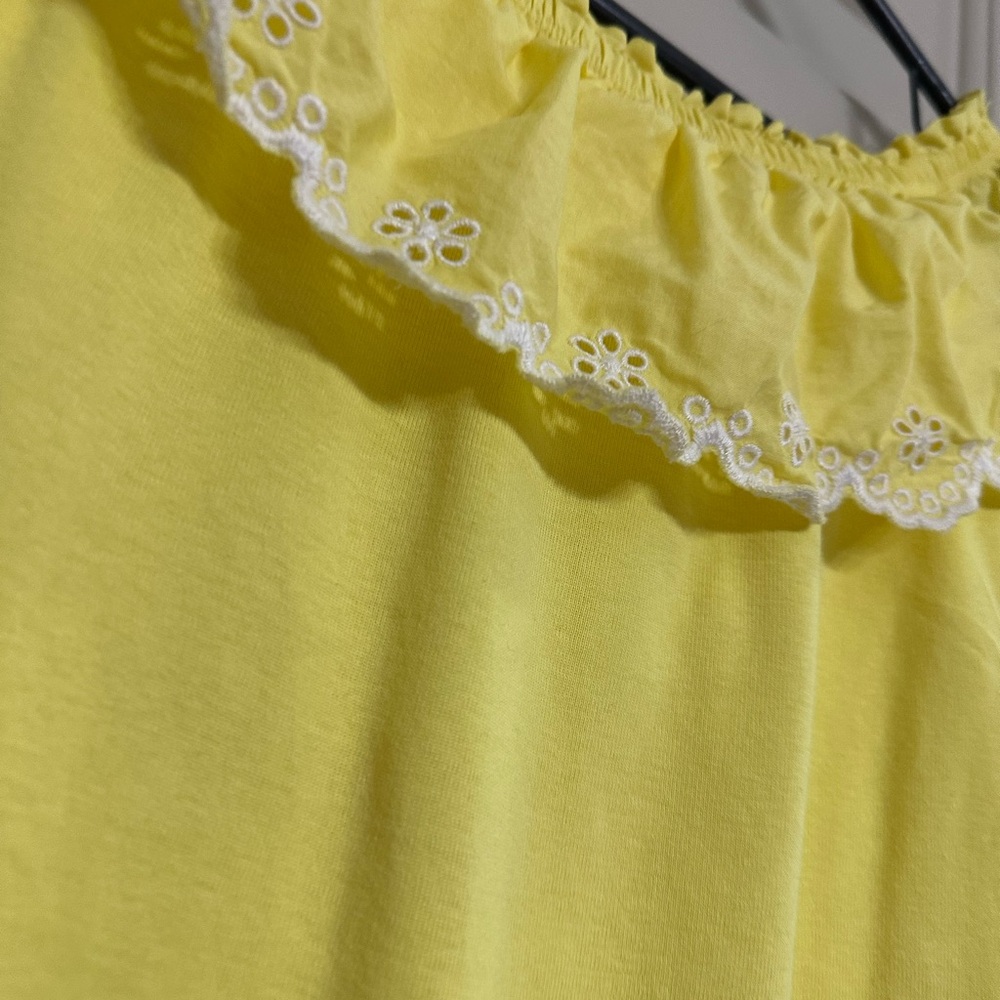 Gymboree Yellow Ruffle Top - Picture 2 of 4